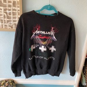 Vintage Metallica crewneck small